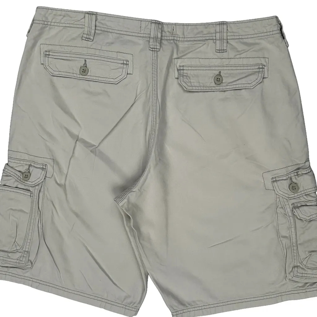Lee Cargo Shorts - 38W 11L Beige Cotton - Image 8