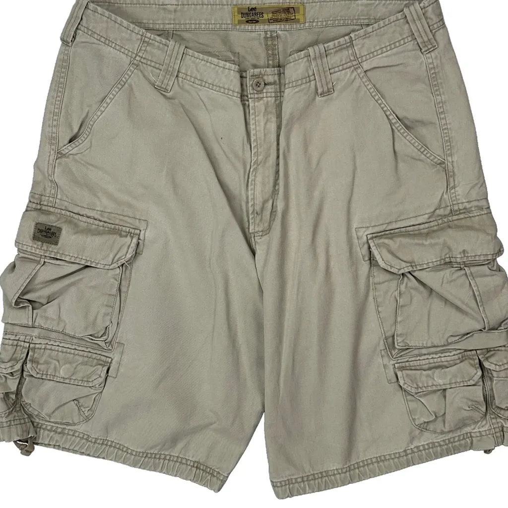 Lee Cargo Shorts - 40W 11L Beige Cotton - Image 10