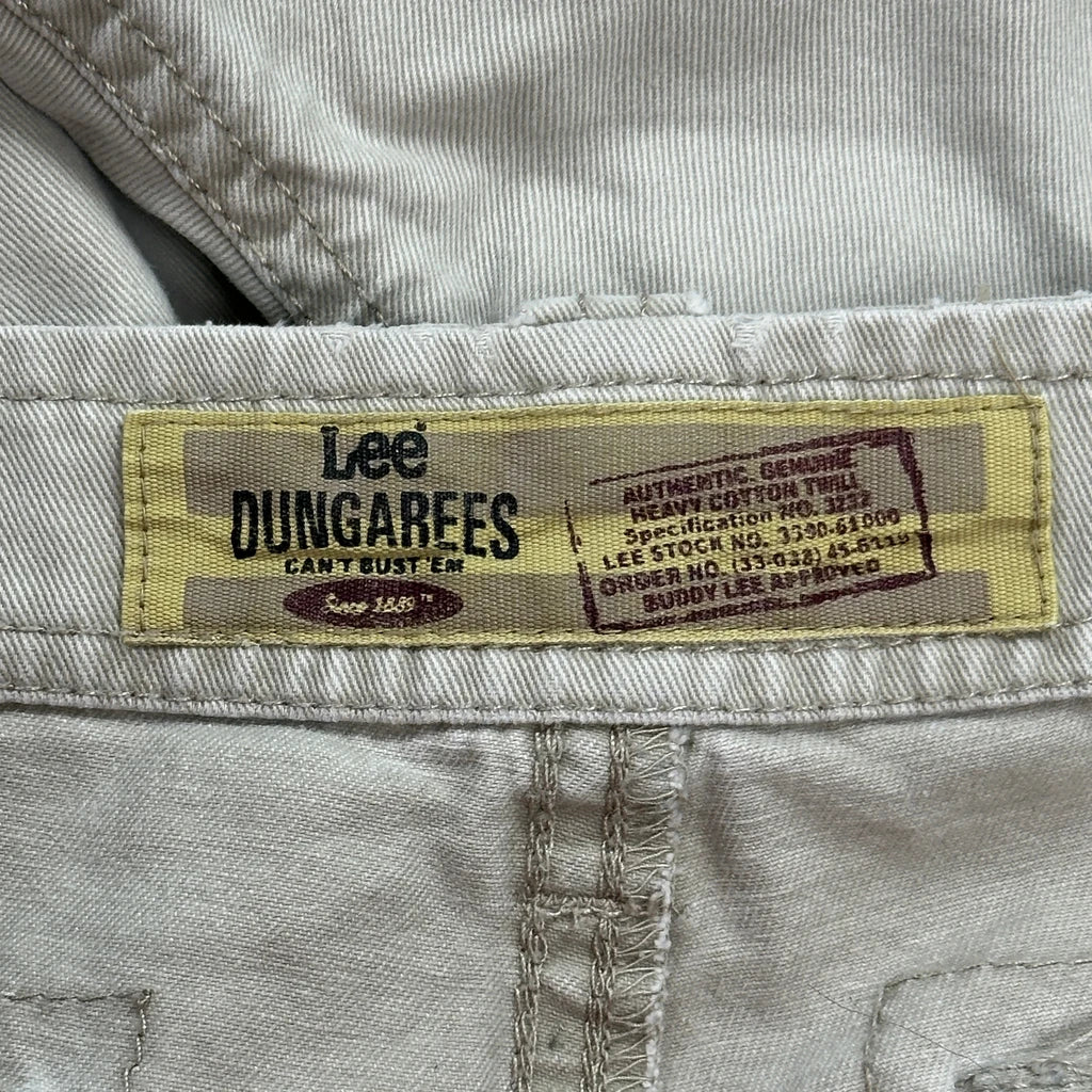 Lee Cargo Shorts - 40W 11L Beige Cotton - Image 6