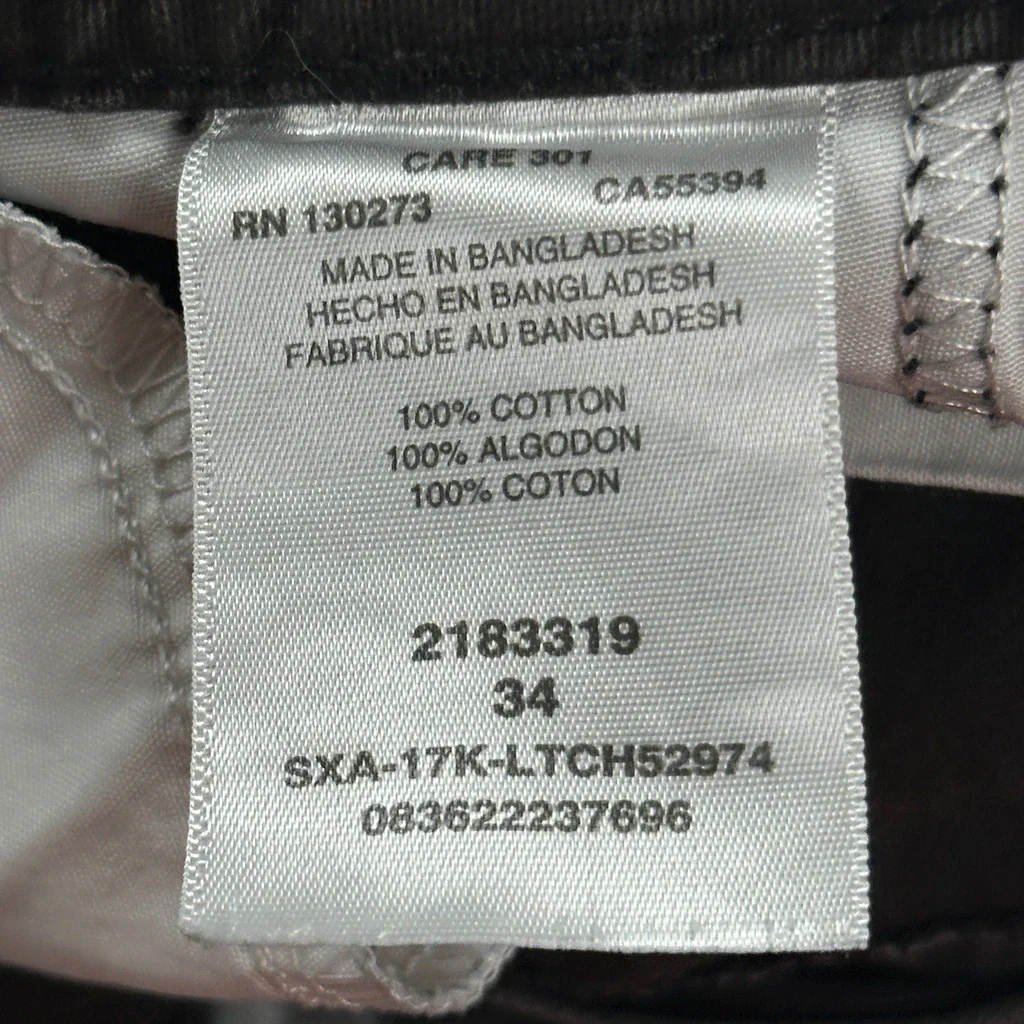 Lee Cargo Shorts - 34W 10L Black Cotton - Image 6