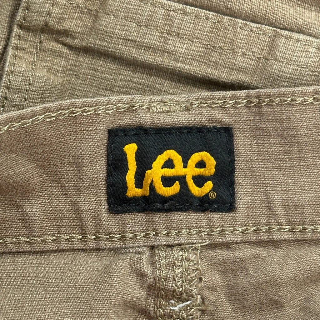 Lee Cargo Shorts - 28W 11L Brown Cotton - Image 6