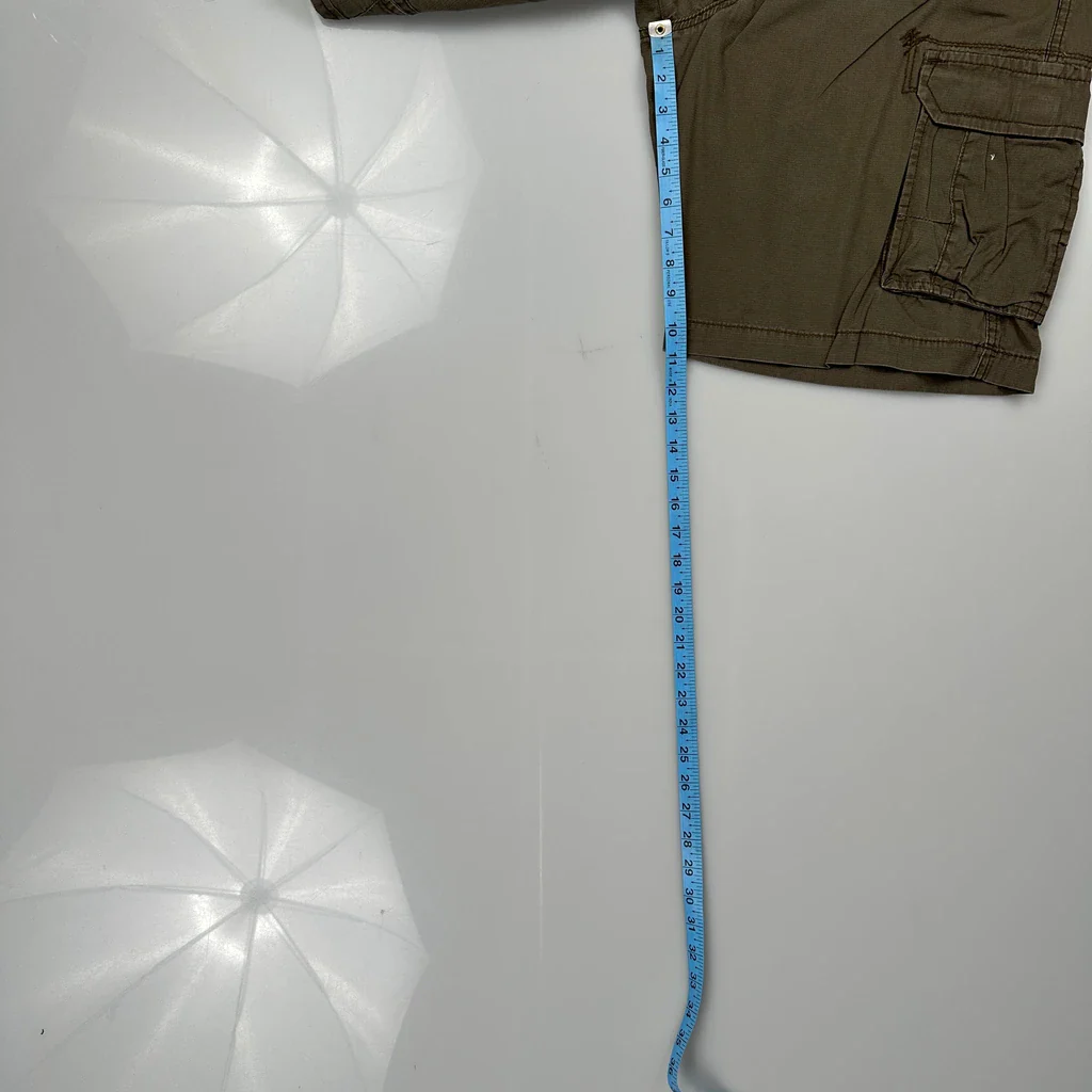 Lee Cargo Shorts - 32W 11L Brown Cotton - Image 5