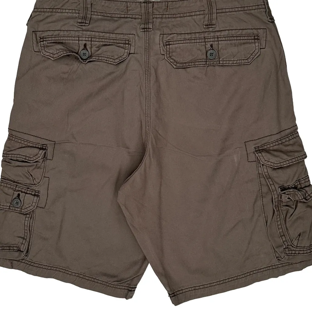 Lee Cargo Shorts - 36W 11L Brown Cotton - Image 9