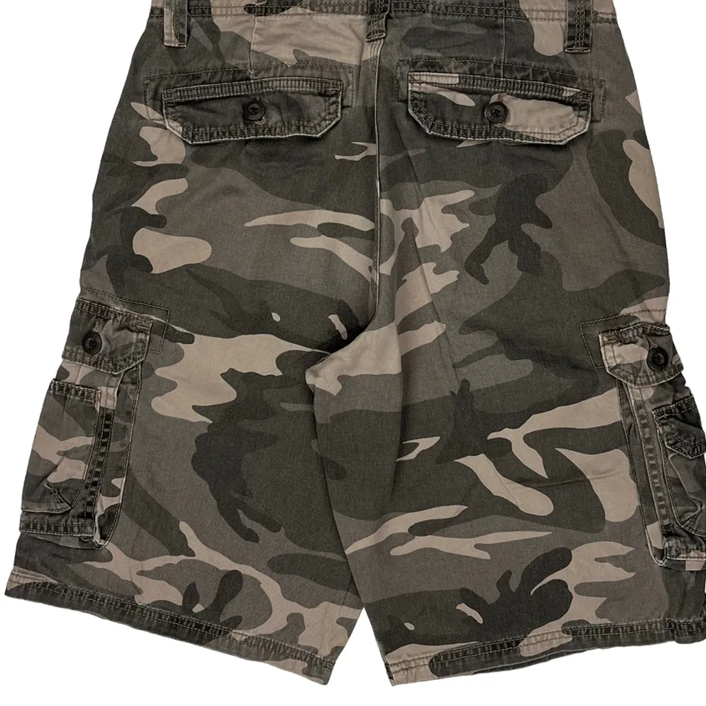 Lee Camo Cargo Shorts - 29W 11L Camo Cotton - Image 7