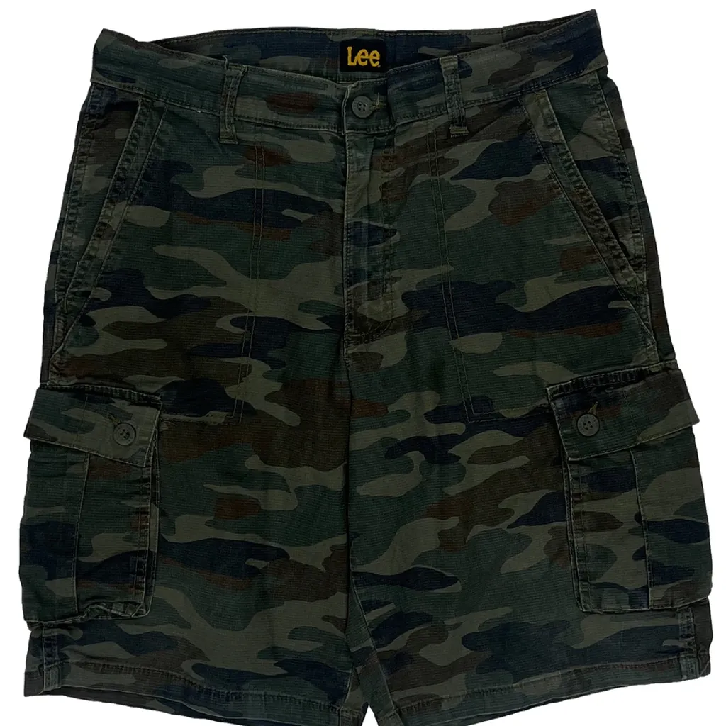 Lee Cargo Shorts - 31W 10L Camo Cotton - Image 10