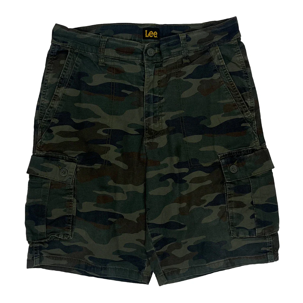 Lee Cargo Shorts - 31W 10L Camo Cotton - Image 2