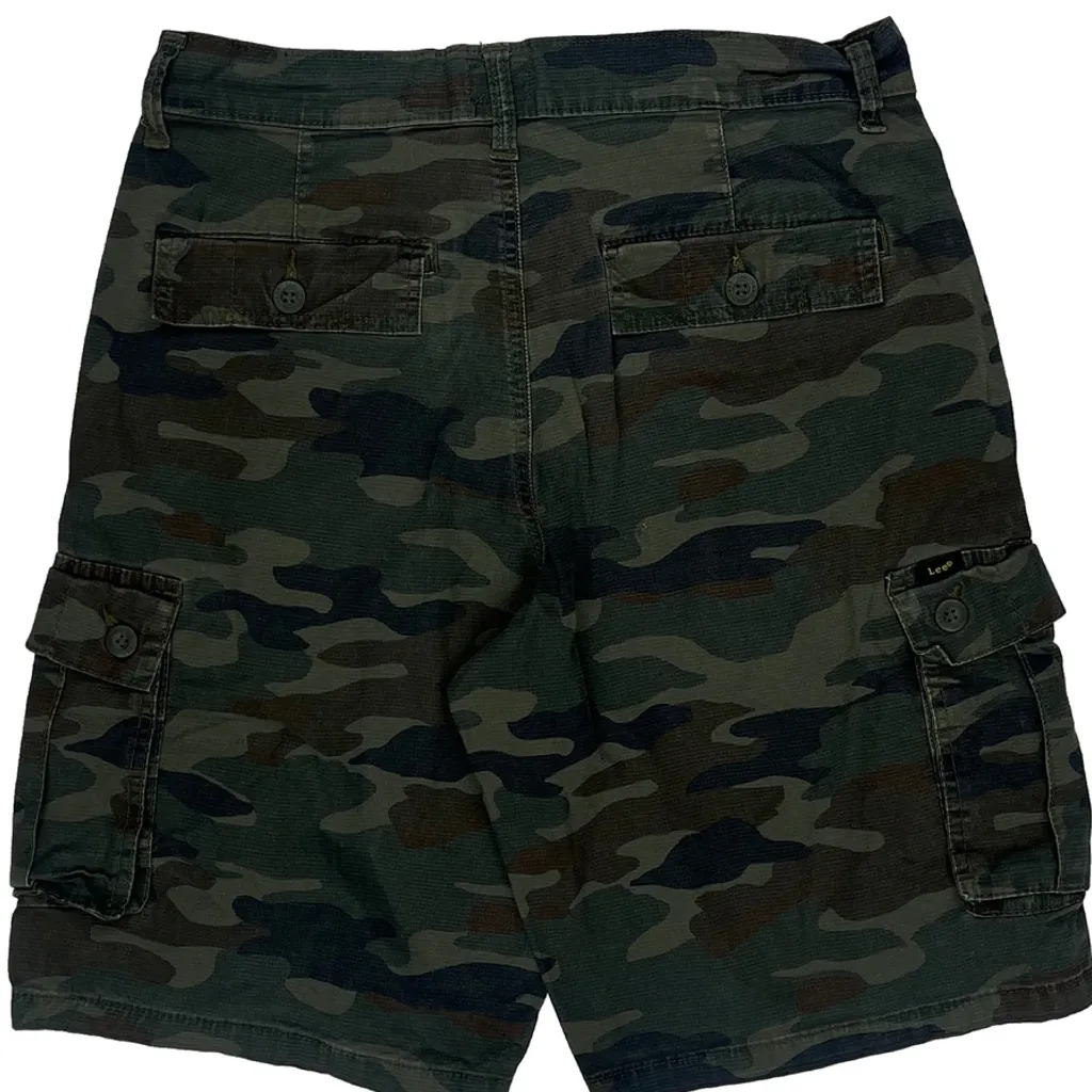 Lee Cargo Shorts - 31W 10L Camo Cotton - Image 8
