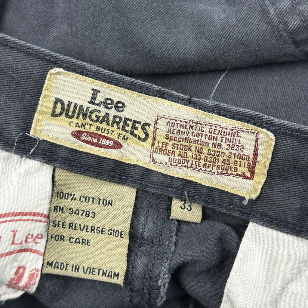 Lee Cargo Shorts - 33W 12L Grey Cotton - Image 6