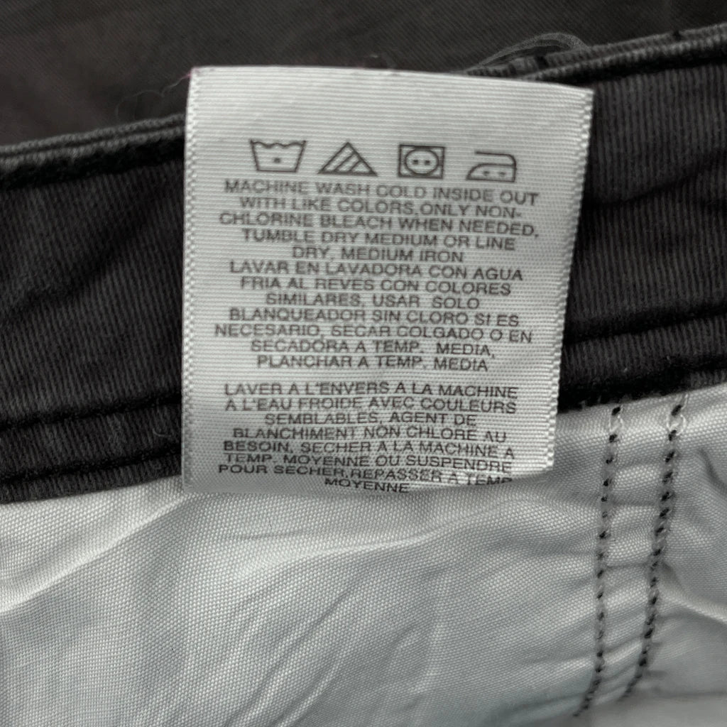 Lee Cargo Shorts - 34W 11L Grey Cotton - Image 6