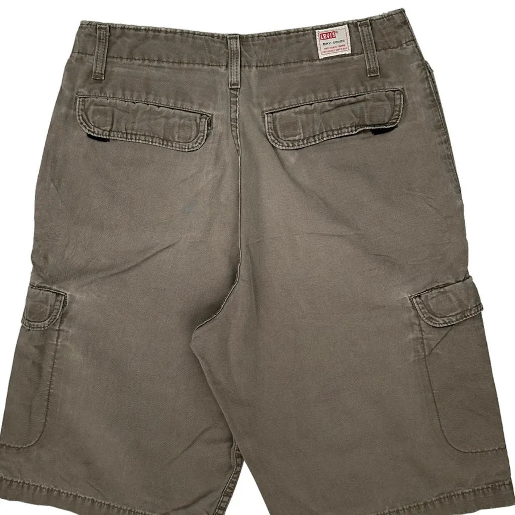 Lee Cargo Shorts - 34W 11L Grey Cotton - Image 6
