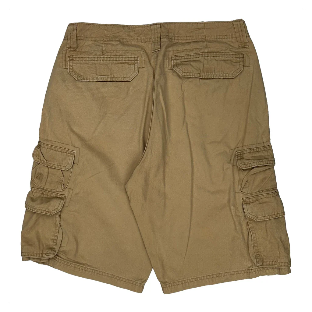 Lee Cargo Shorts - 32W 10L Khaki Cotton