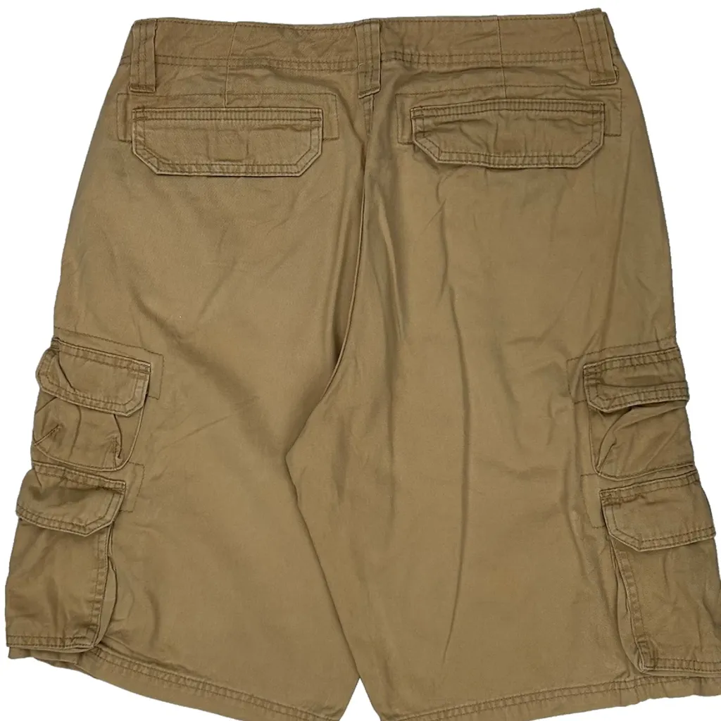 Lee Cargo Shorts - 32W 10L Khaki Cotton - Image 7