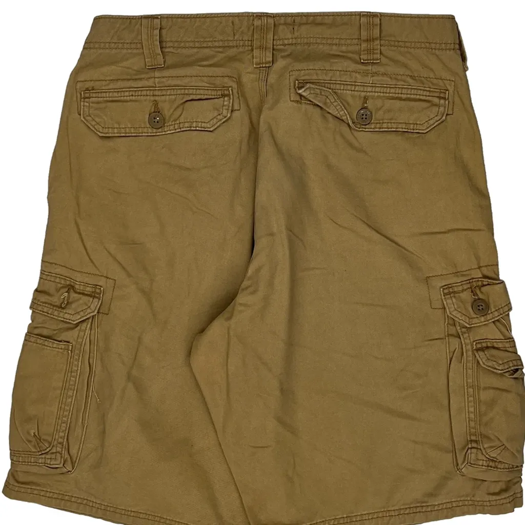 Lee Cargo Shorts - 34W 11L Khaki Cotton - Image 7