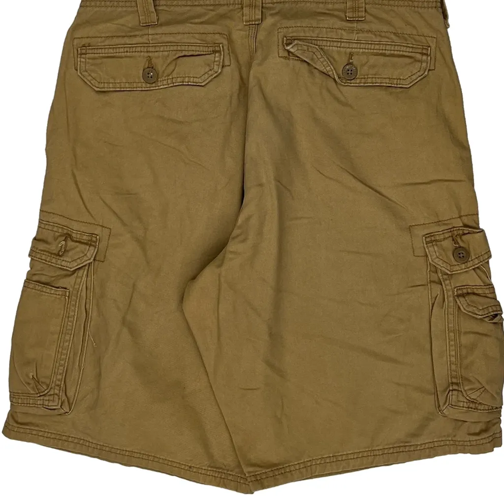 Lee Cargo Shorts - 34W 11L Khaki Cotton - Image 8