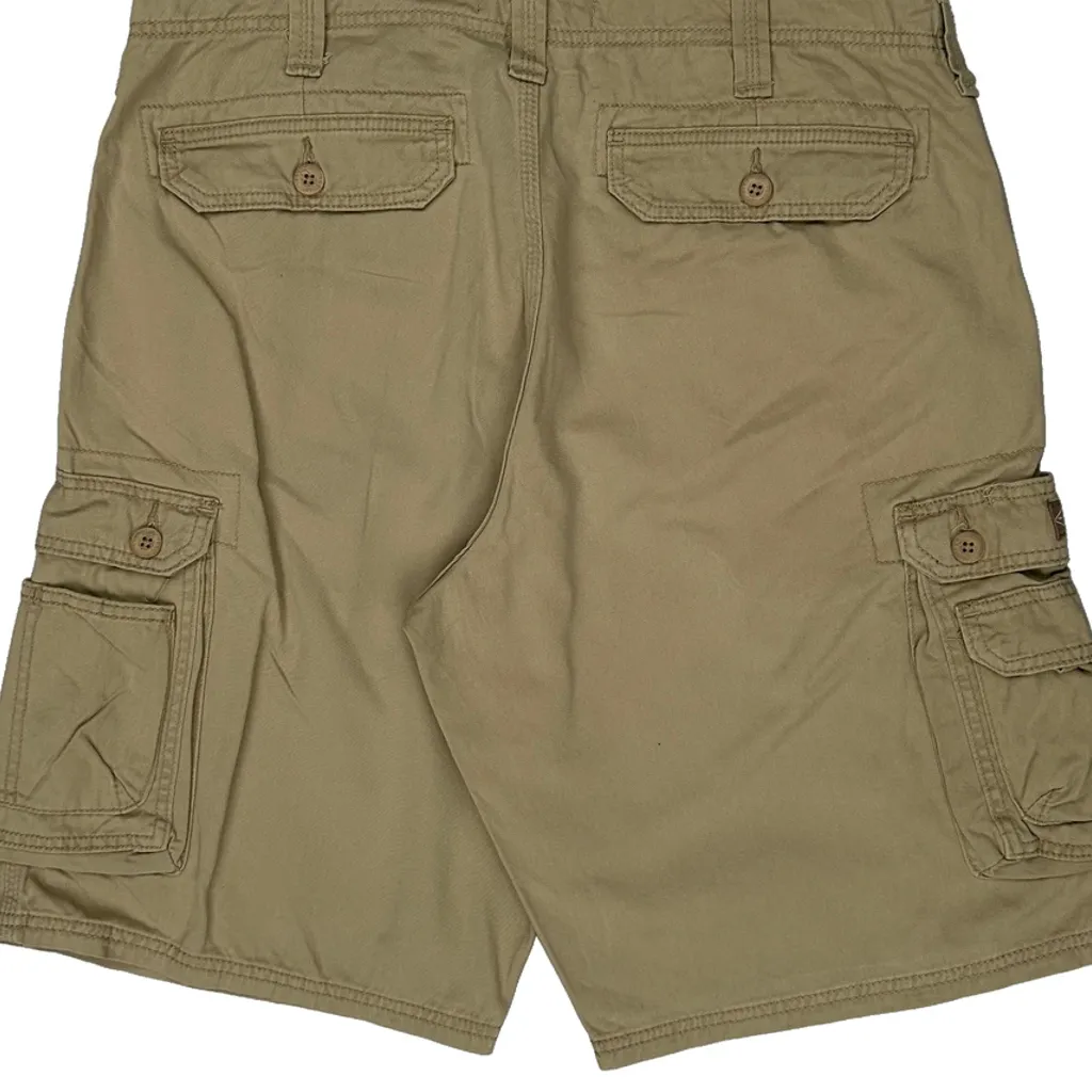 Lee Cargo Shorts - 34W 11L Khaki Cotton - Image 8