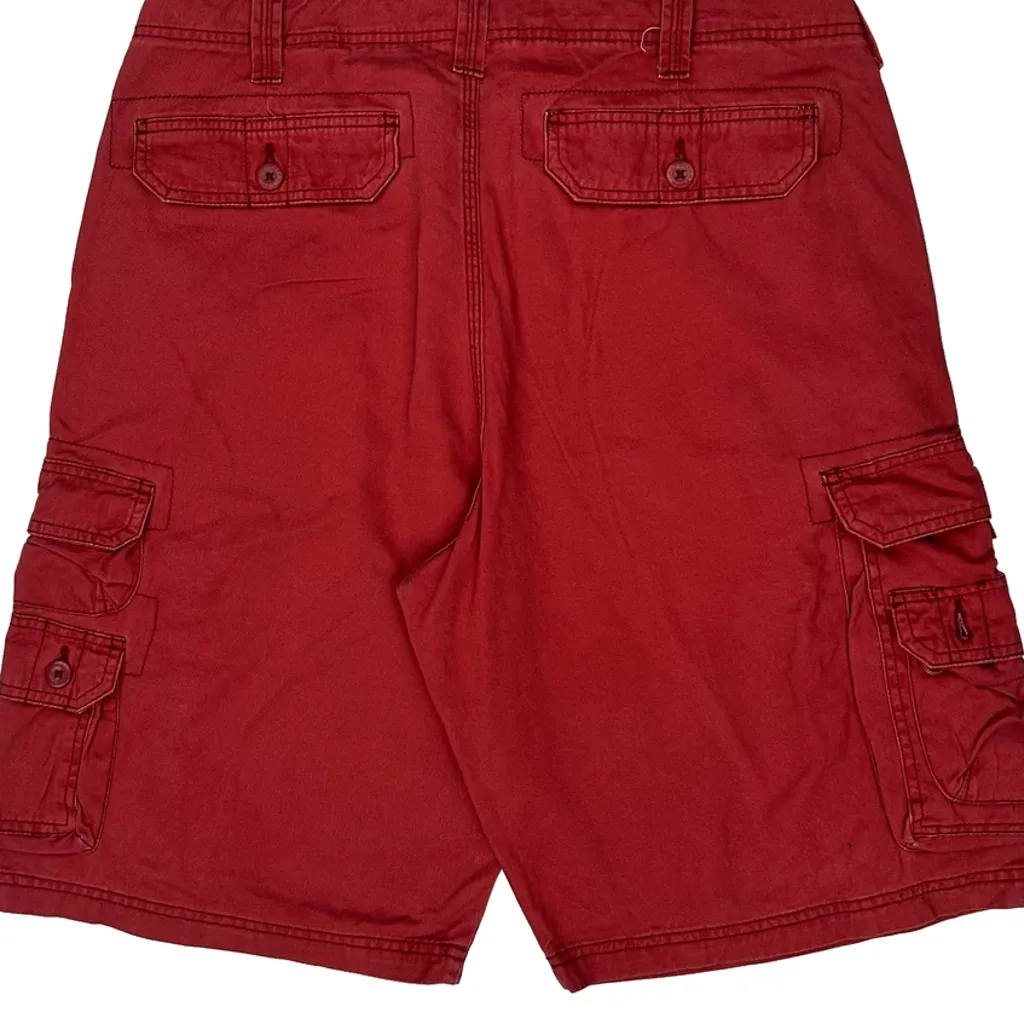 Lee Cargo Shorts - 36W 10L Red Cotton - Image 7