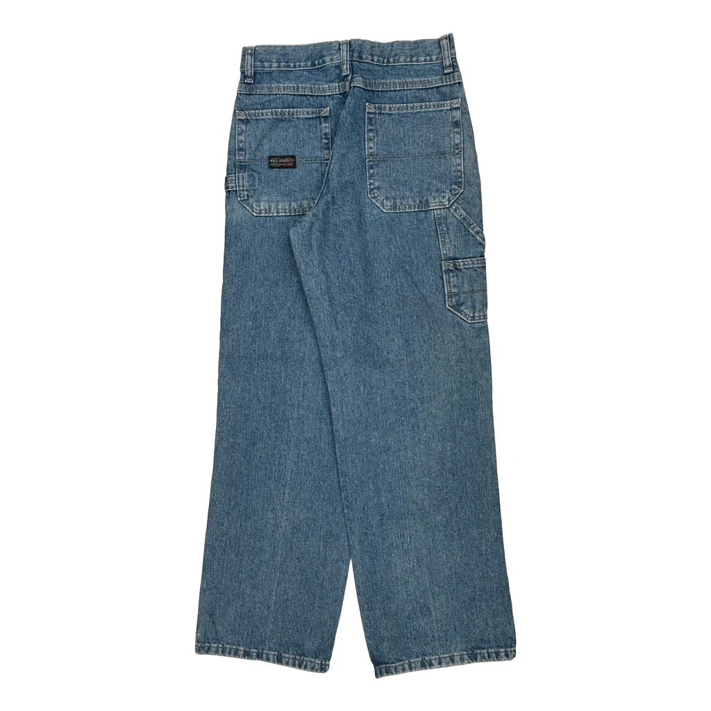 Lee Wide Leg Carpenter Jeans - 26W 30L Blue Denim