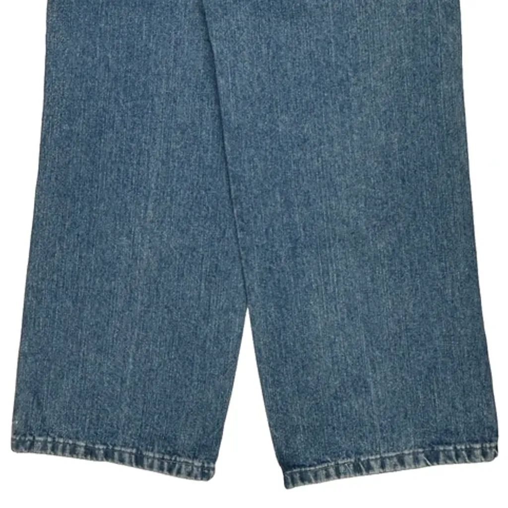 Lee Wide Leg Carpenter Jeans - 26W 30L Blue Denim - Image 6