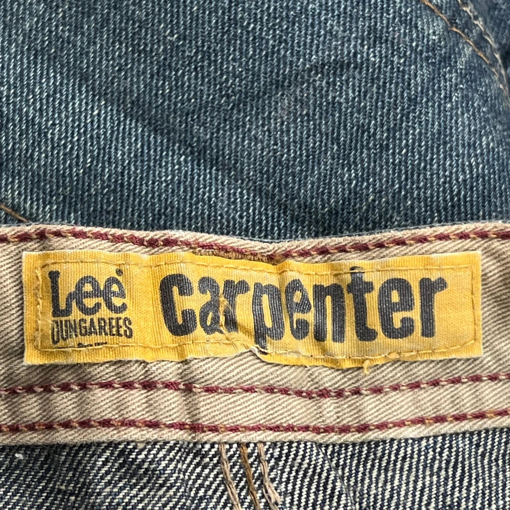 Lee Wide Leg Carpenter Jeans - 29W 31L Blue Denim - Image 6