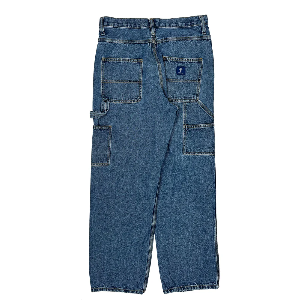Lee Carpenter Jeans - 30W 31L Blue Cotton