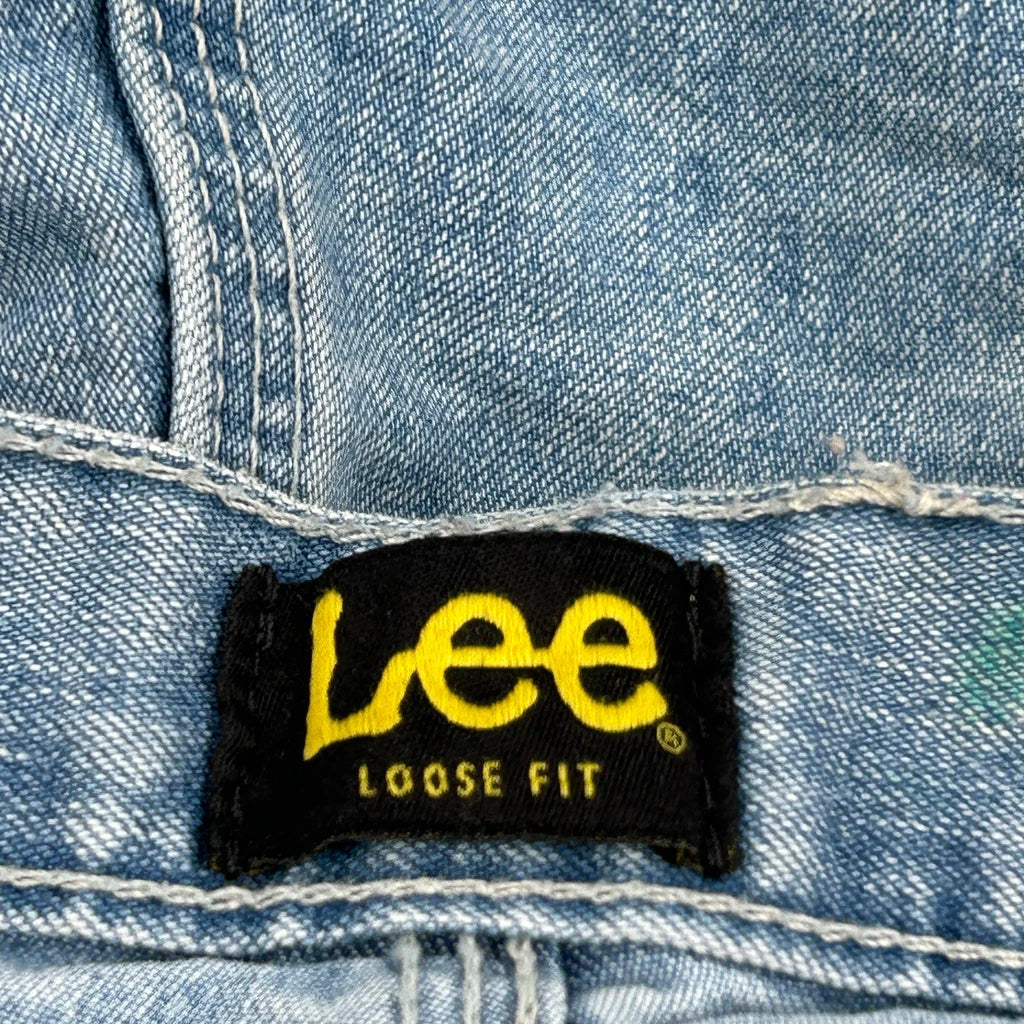Lee Carpenter Jeans - 36W 30L Blue Cotton Blend - Image 6