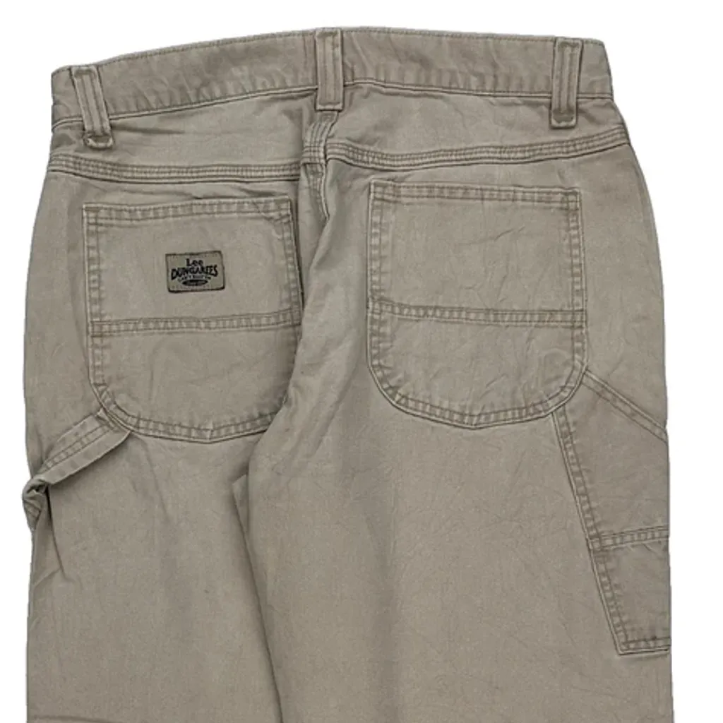 Lee Carpenter Pants - 33W 31L Beige Cotton - Image 6
