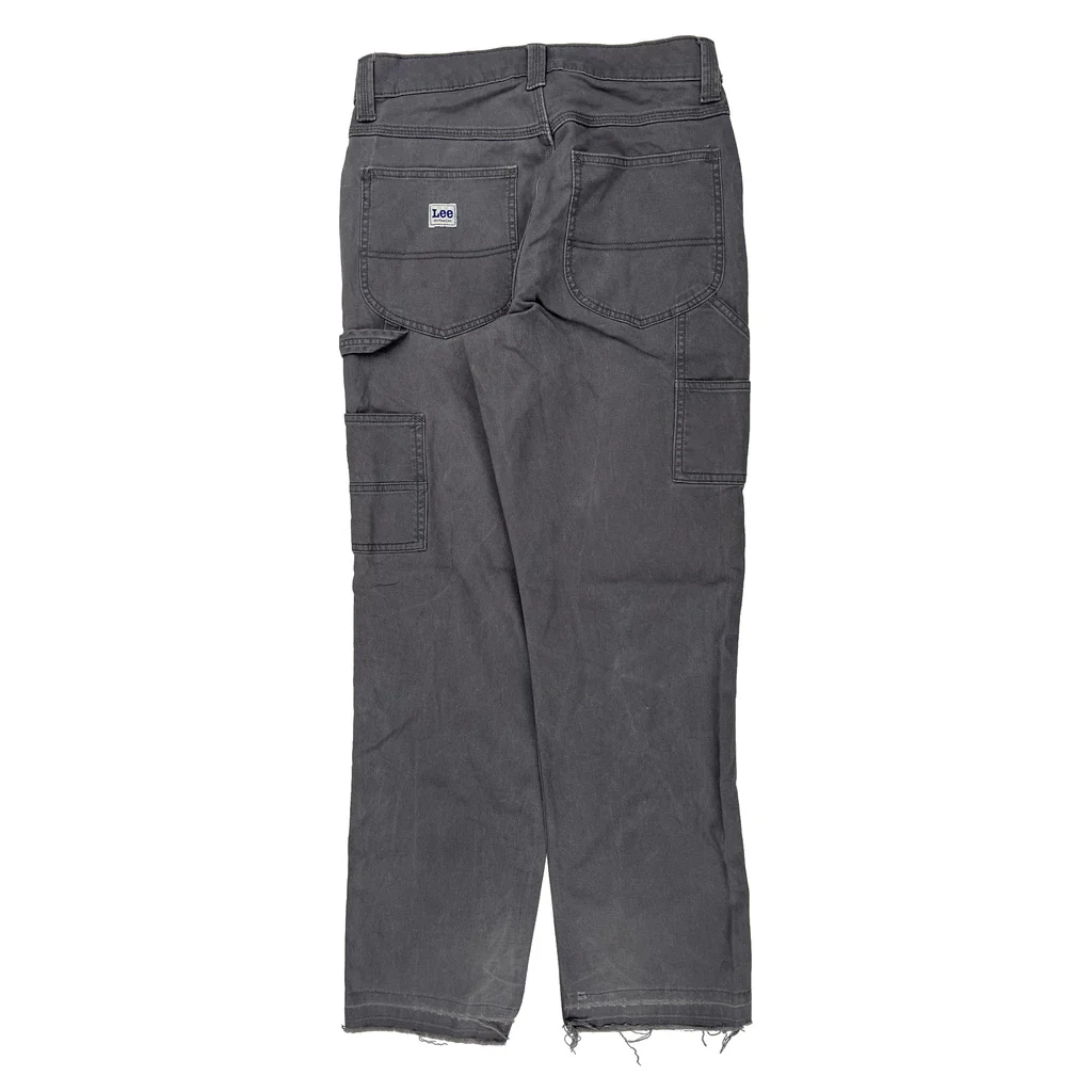 Lee Carpenter Pants - 29W 31L Gray Cotton