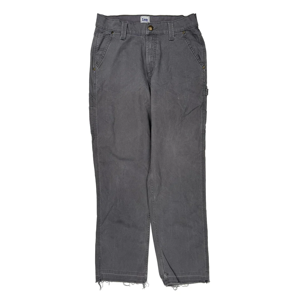 Lee Carpenter Pants - 29W 31L Gray Cotton - Image 2