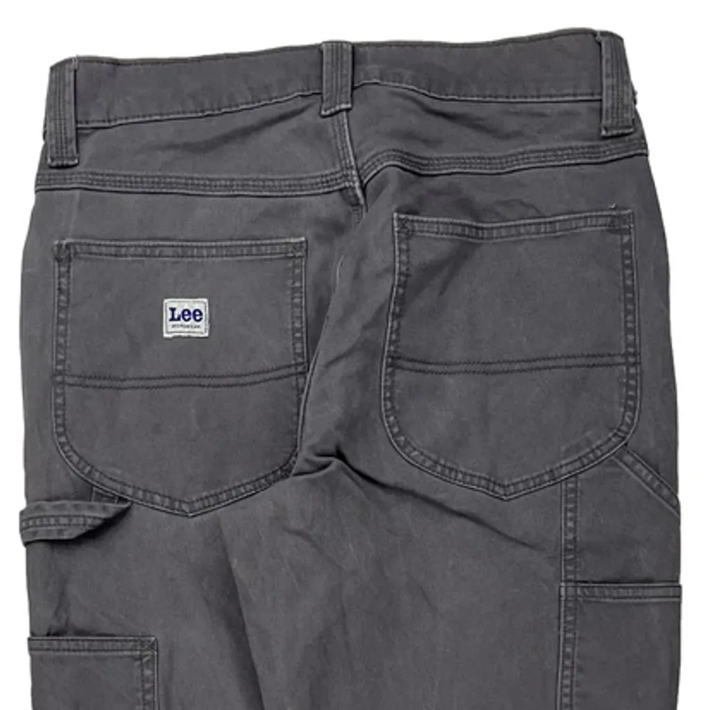 Lee Carpenter Pants - 29W 31L Gray Cotton - Image 7