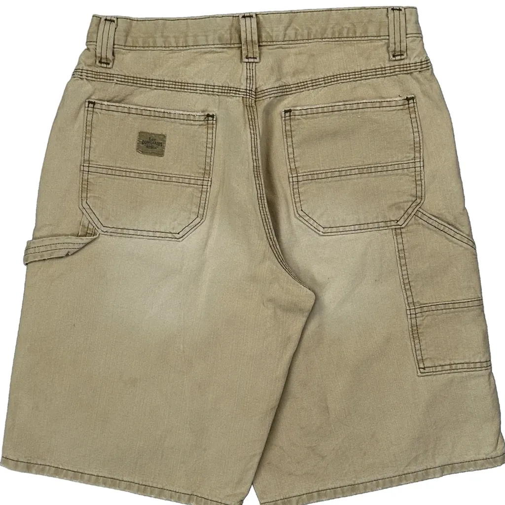 Lee Carpenter Shorts - 30W 10L Beige Cotton - Image 6