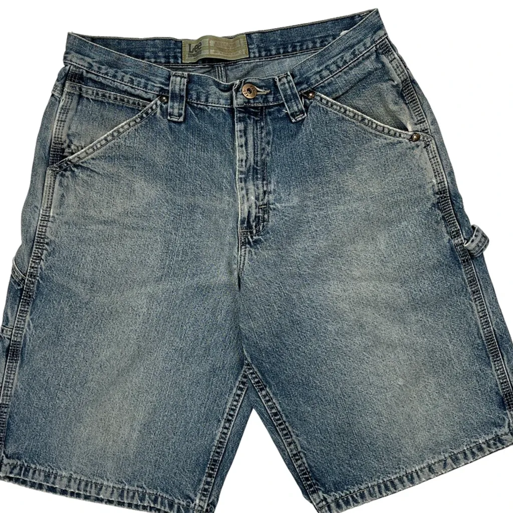 Lee Carpenter Shorts - 29W 10L Blue Denim - Image 10