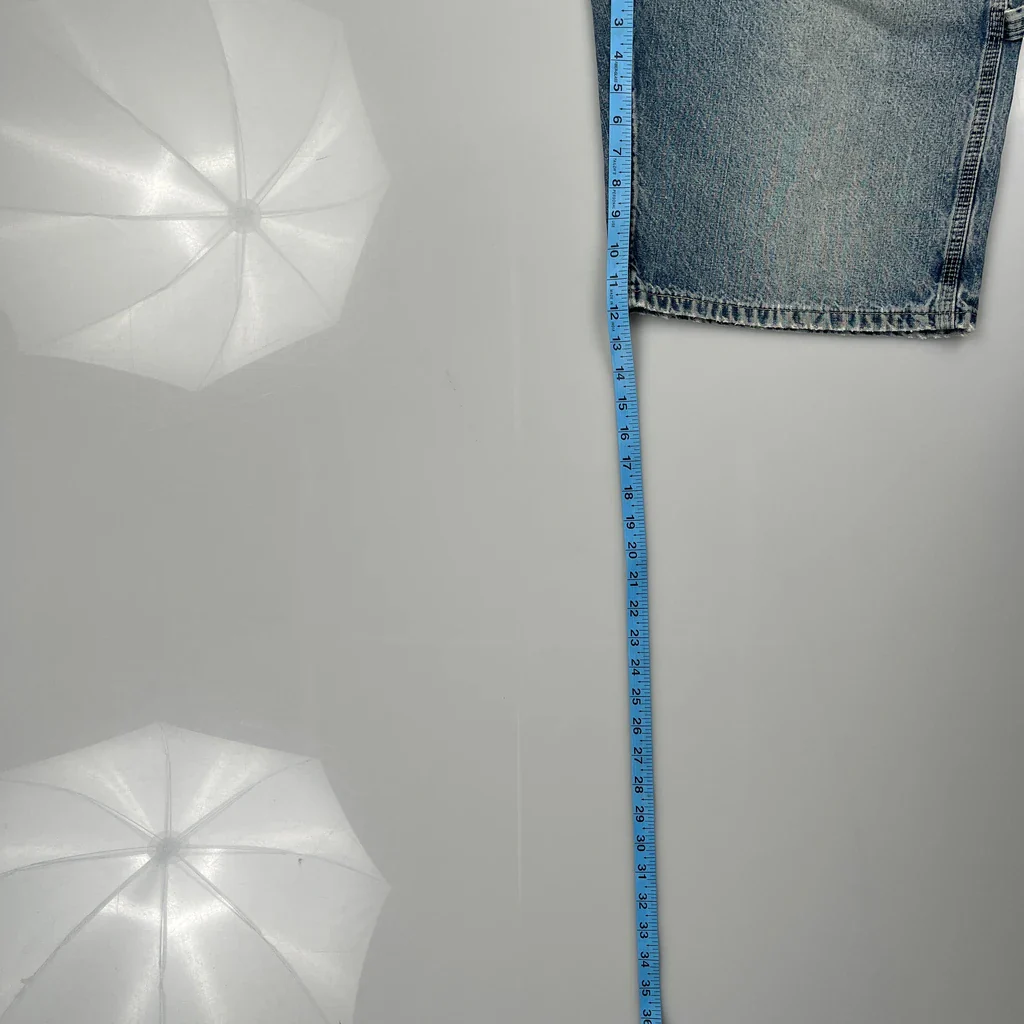 Lee Carpenter Shorts - 29W 10L Blue Denim - Image 5