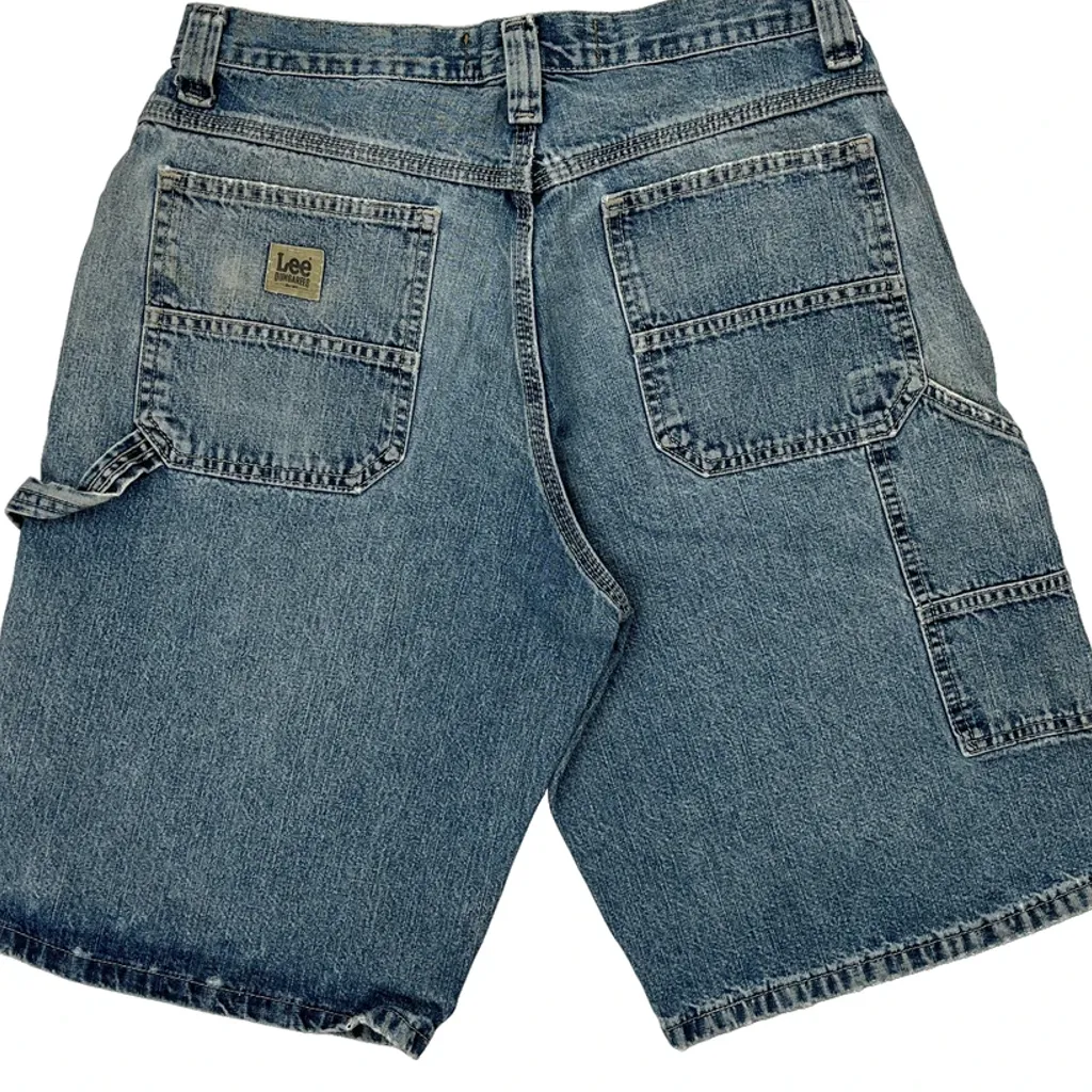Lee Carpenter Shorts - 29W 10L Blue Denim - Image 8