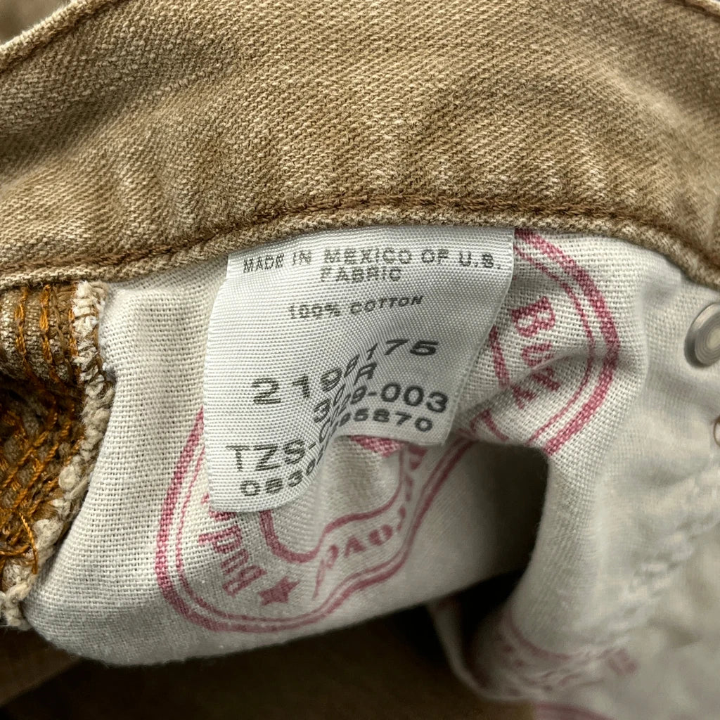 Lee Carpenter Shorts - 30W 11L Brown Cotton - Image 6