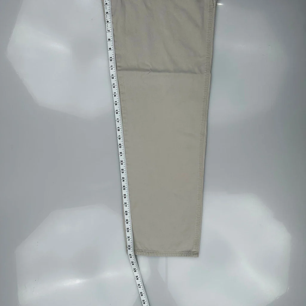 Lee Carpenter Trousers - 31W 33L Beige Cotton - Image 5