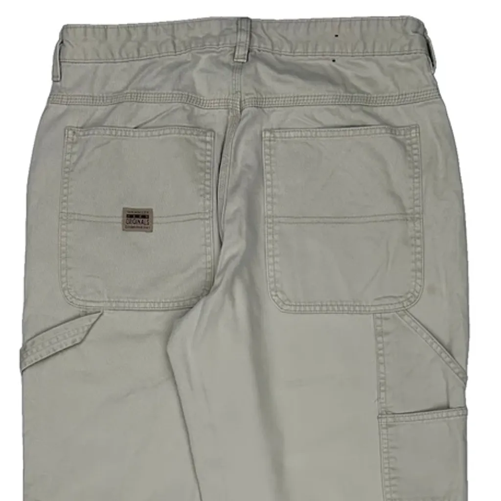 Lee Carpenter Trousers - 31W 33L Beige Cotton - Image 7