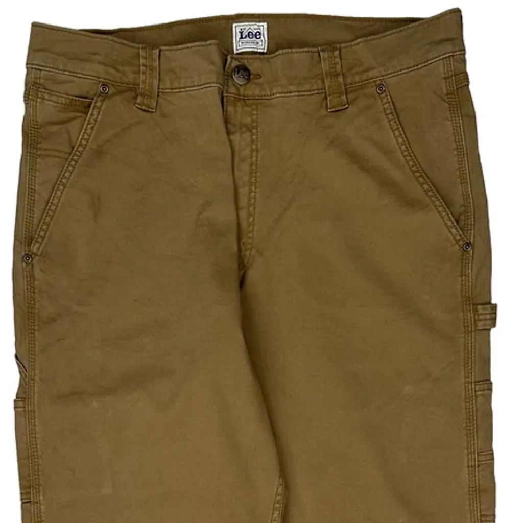 Lee Carpenter Trousers - 34W 31L Brown Cotton - Image 10