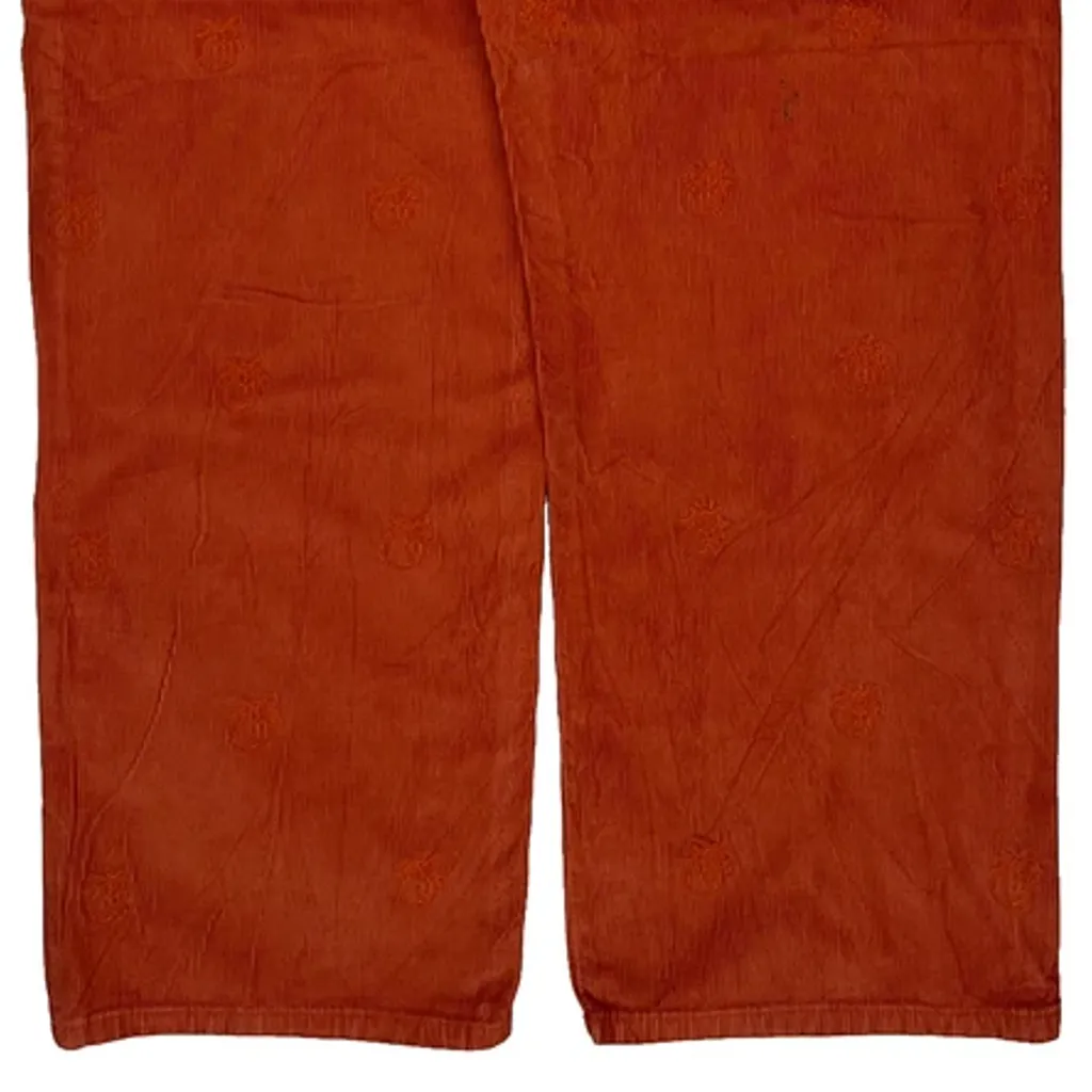 Lee Cord Pants - 32″ Waist Orange Corduroy - Image 8