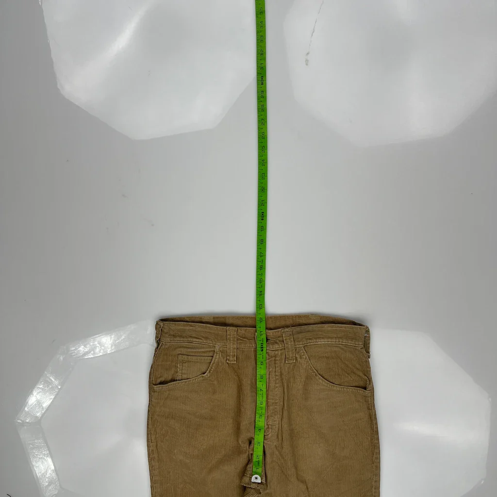 Lee Cord Trousers - 32″ Waist Brown Corduroy - Image 4