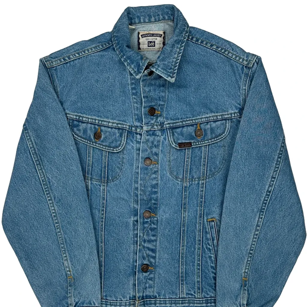 Lee Denim Jacket - Medium Blue Denim - Image 4