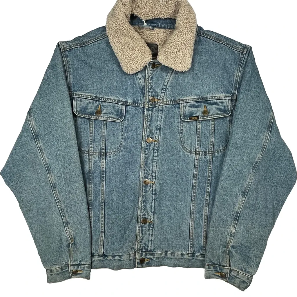 Lee Denim Jacket - XL Blue Denim - Image 4