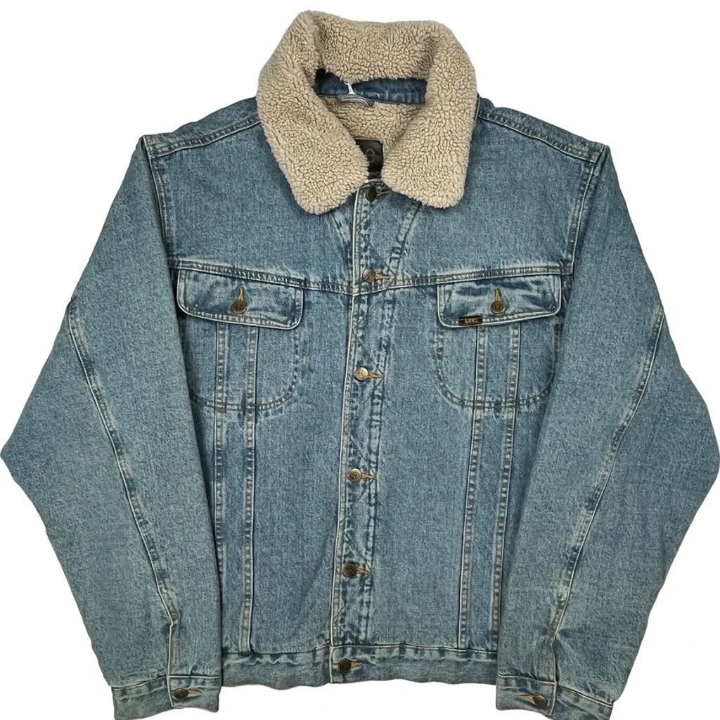 Lee Denim Jacket - XL Blue Denim - Image 5