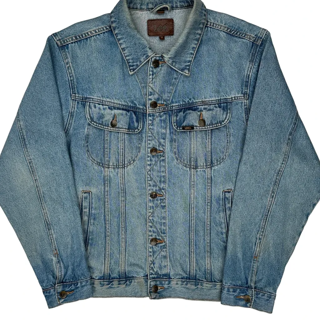 Lee Denim Jacket - Medium Light Wash Denim - Image 5