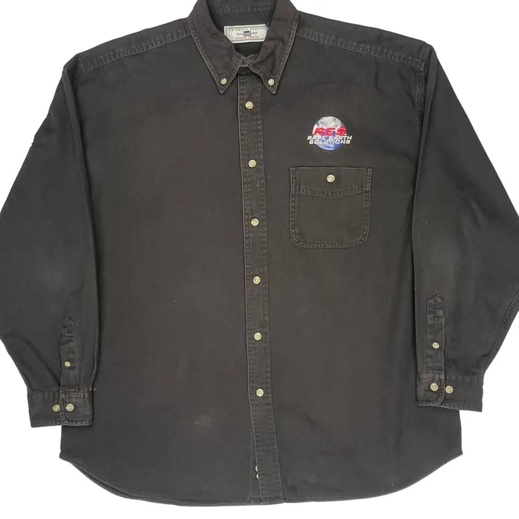 Lee Denim Shirt - Large Black Cotton - Image 4