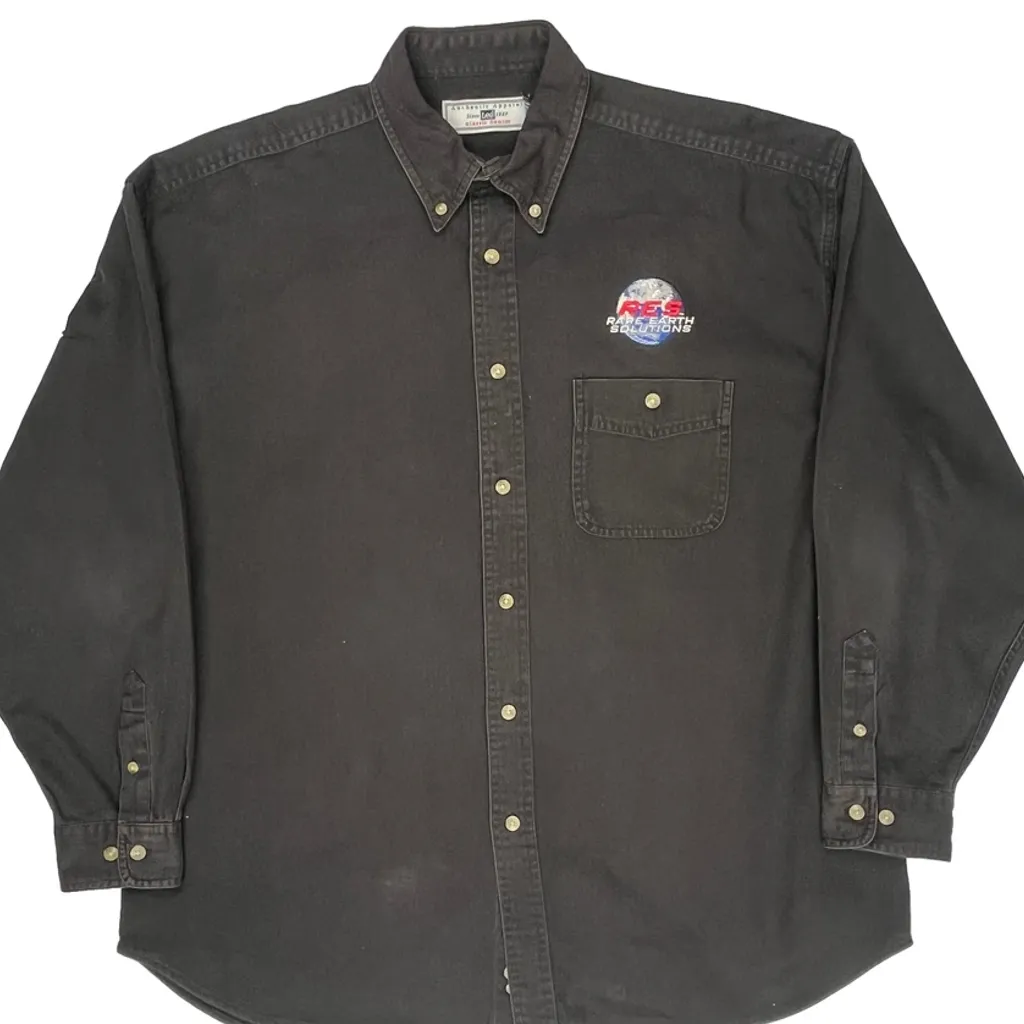 Lee Denim Shirt - Large Black Cotton - Image 5