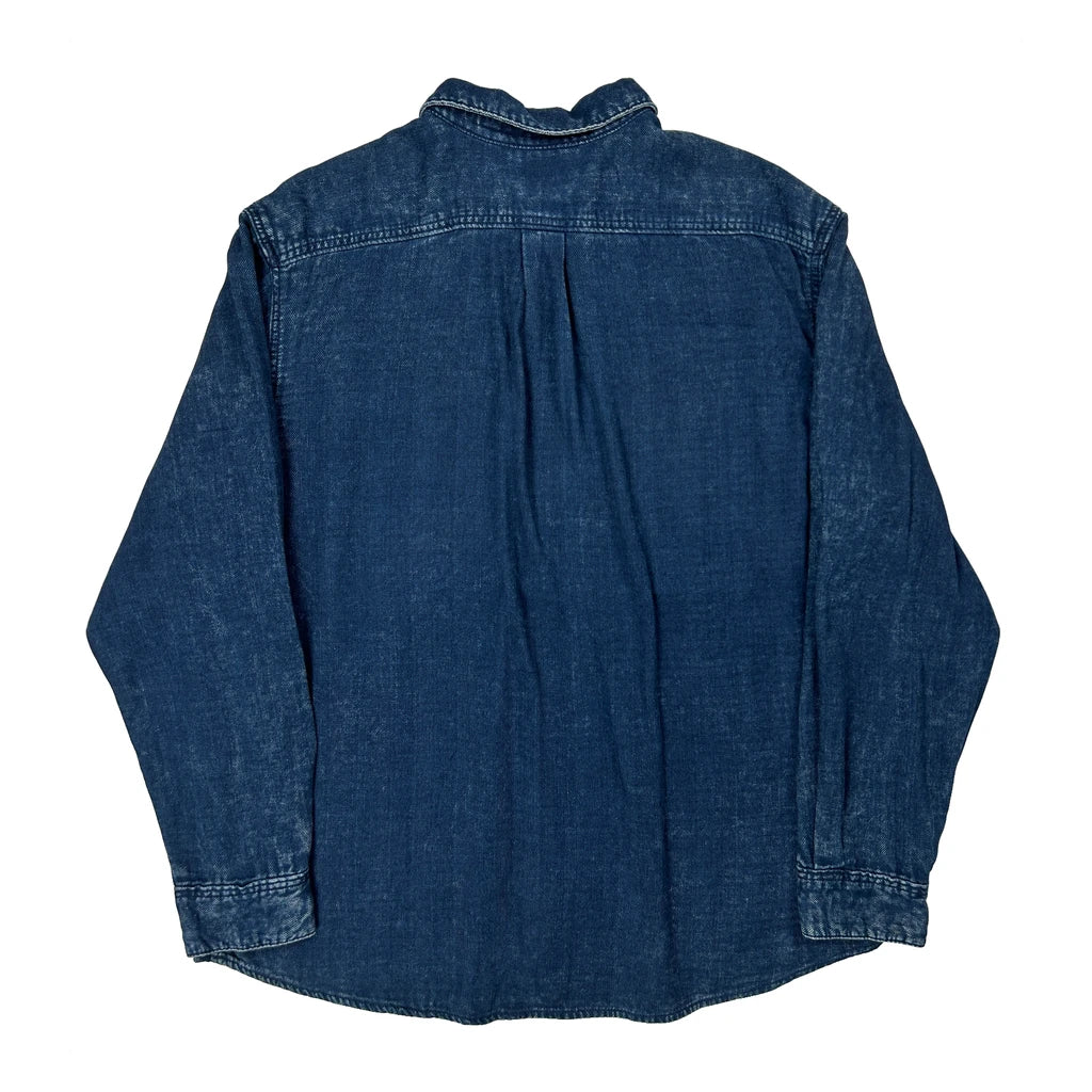 Lee Denim Shirt - XL Blue Cotton - Image 2