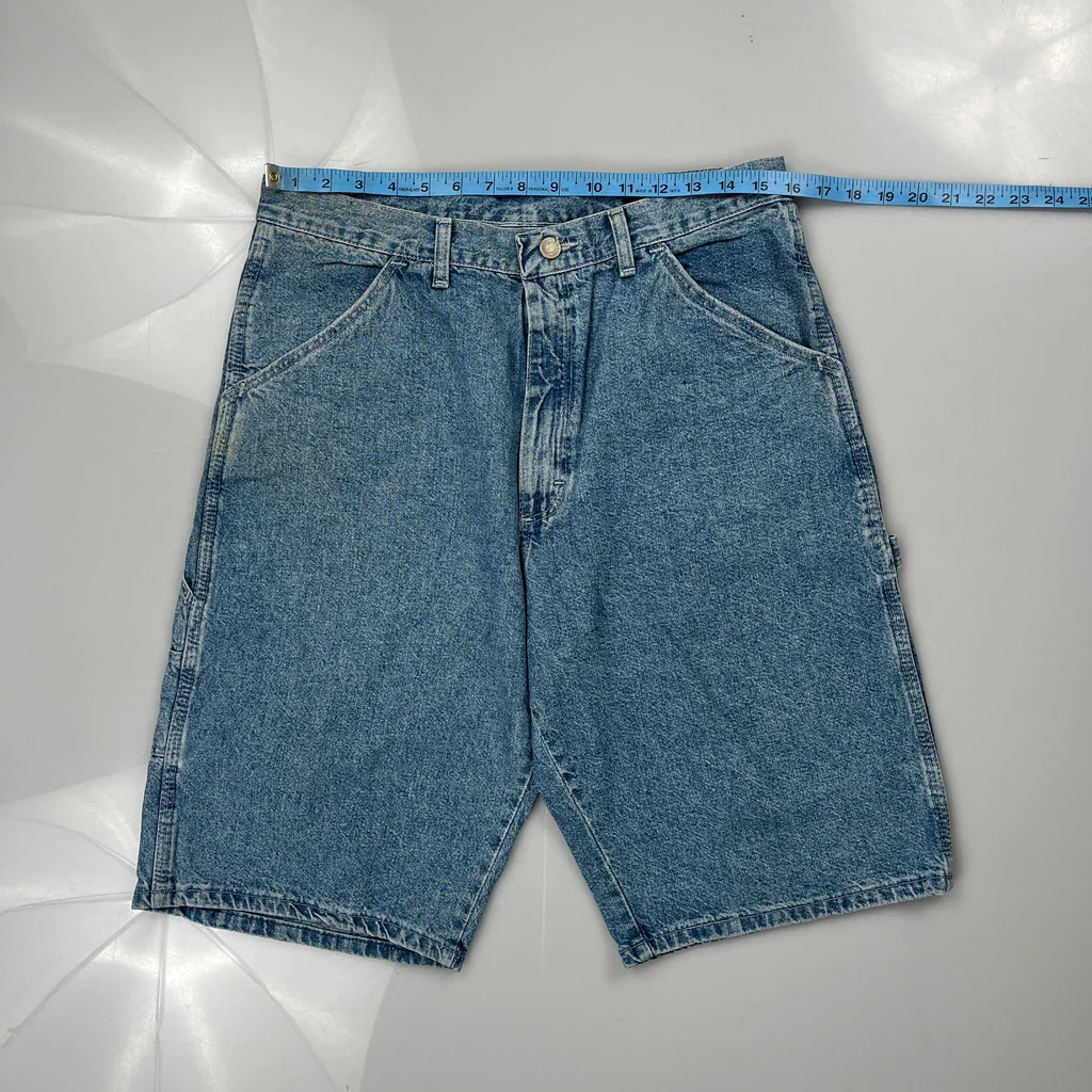 Lee Denim Shorts - 31W 11L Blue Denim - Image 3
