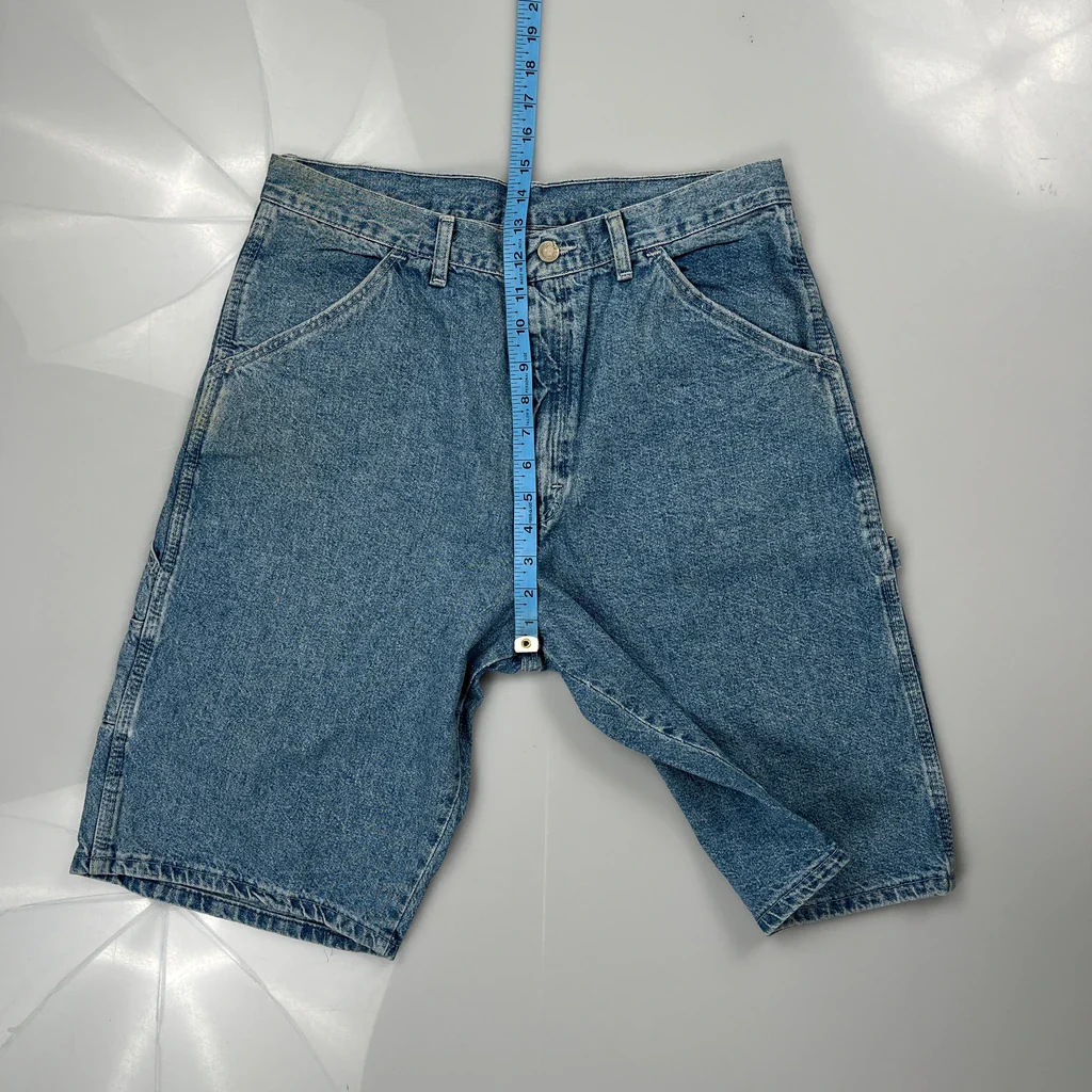 Lee Denim Shorts - 31W 11L Blue Denim - Image 4