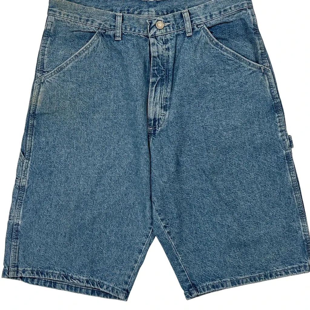Lee Denim Shorts - 31W 11L Blue Denim - Image 9