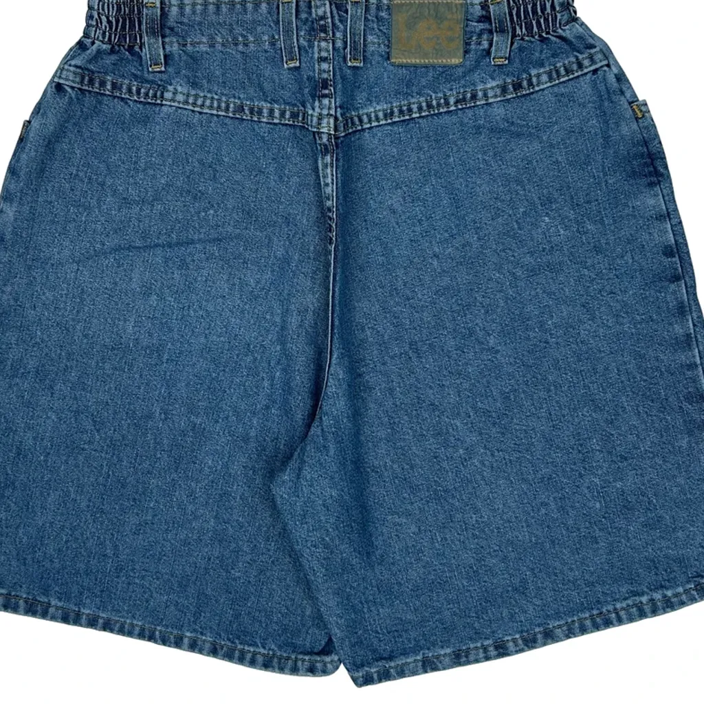 Lee Denim Shorts - 32W 8L Blue Denim - Image 6